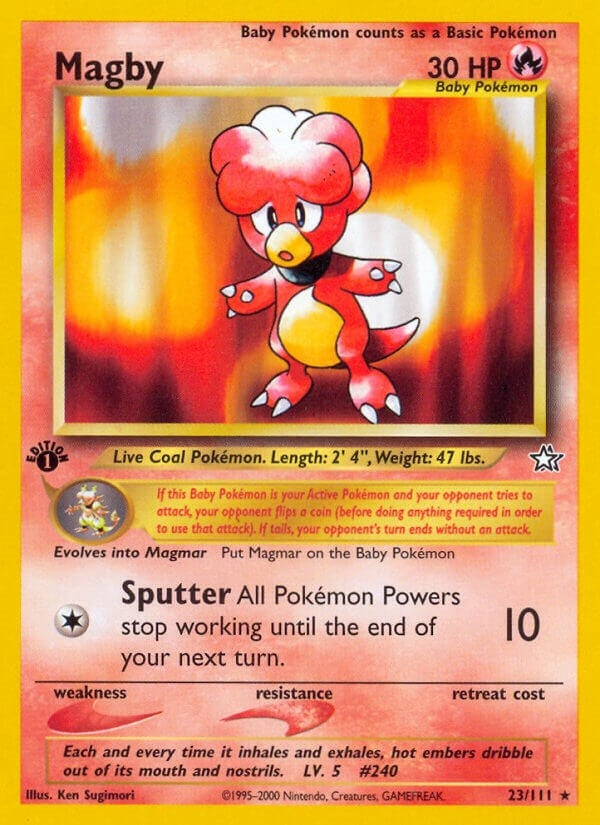 Image for Magby (023/111) (Neo Genesis) (N1) - Pokemon