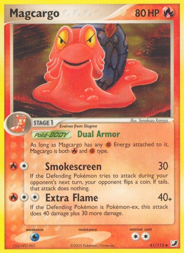 Image for Magcargo (41/115) (EX Unseen Forces) (UF) - Pokemon