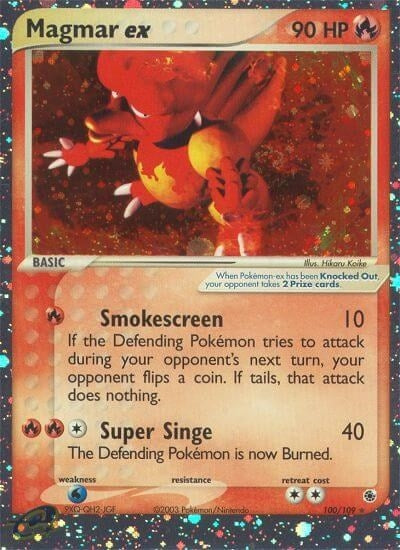 Image for Magmar ex (100/109) (EX Ruby and Sapphire) (RS) - Pokemon