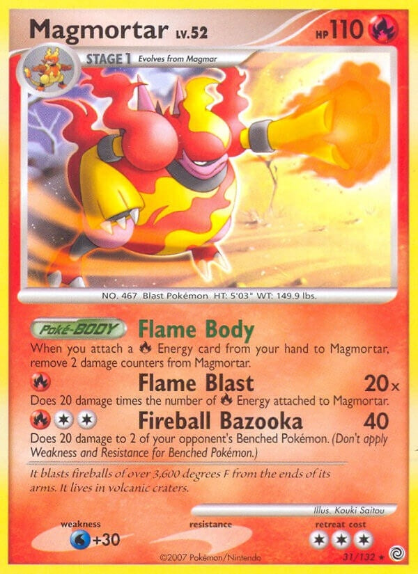 Image for Magmortar (31/132) (Secret Wonders) (SW) - Pokemon