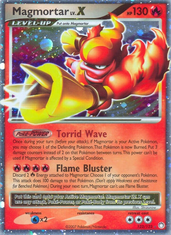 Image for Magmortar Lv.X (123/123) (Mysterious Treasures) (MT) - Pokemon