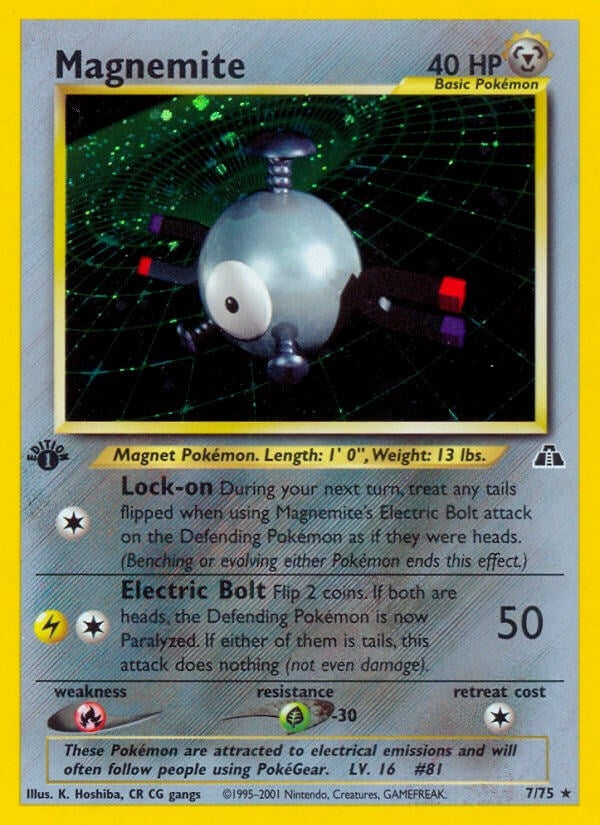 Image for Magnemite (7) (07/75) (Neo Discovery) (N2) - Pokemon