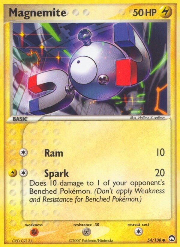 Image for Magnemite (54/108) (EX Power Keepers) (PK) - Pokemon