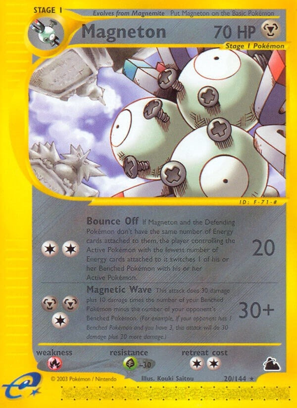 Image for Magneton (20) (020/144) (Skyridge) (SK) - Pokemon
