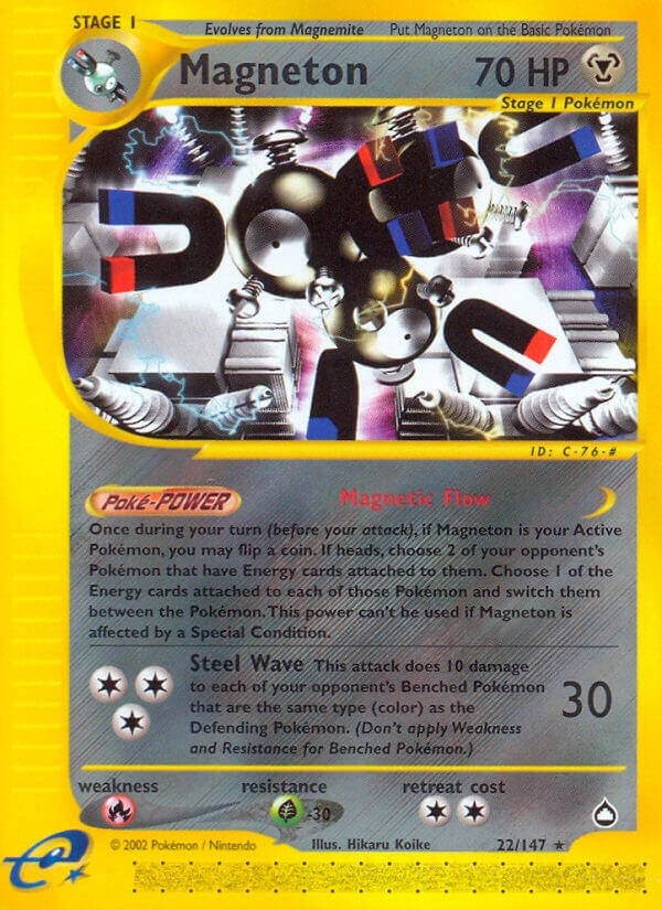 Image for Magneton (022/147) (Aquapolis) (AQ) - Pokemon