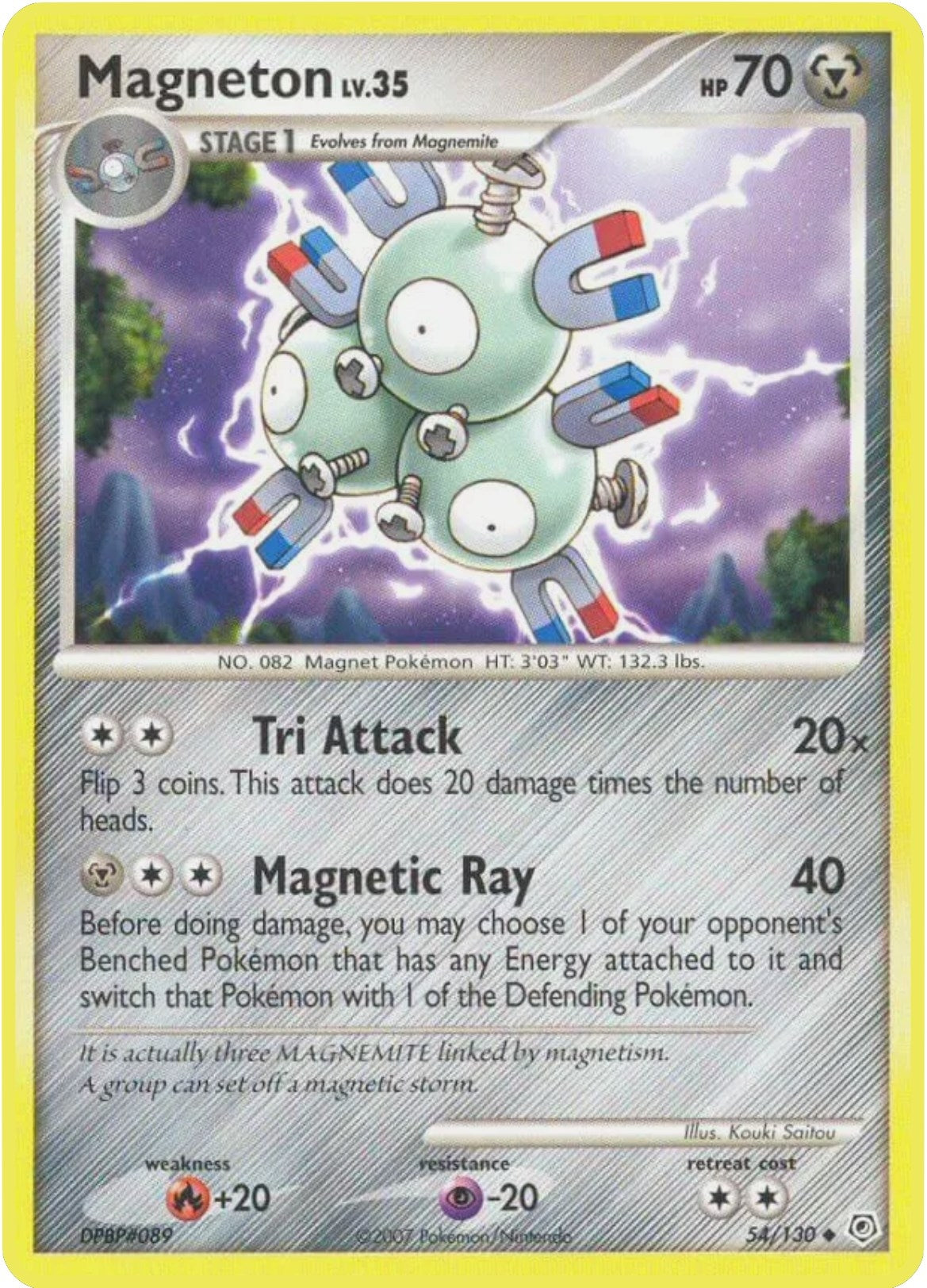 Image for Magneton (54/130) (Diamond and Pearl) (DP) - Pokemon
