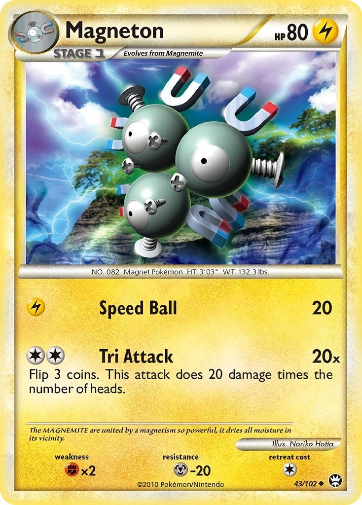 Image for Magneton (43/102) (Triumphant) (TM) - Pokemon
