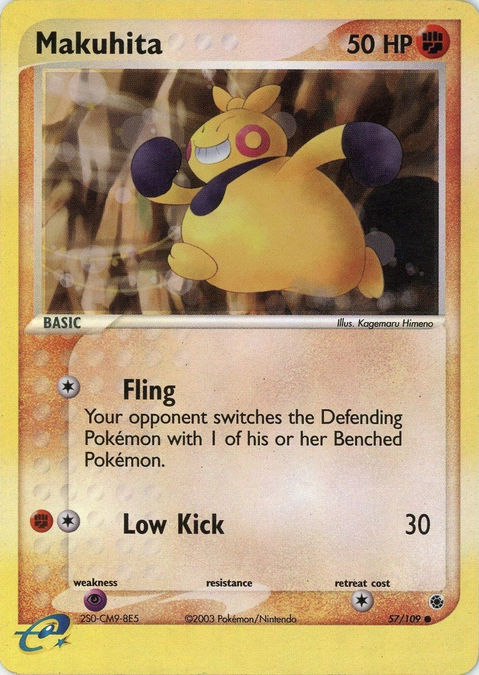 Image for Makuhita (57/109) (EX Ruby and Sapphire) (RS) - Pokemon
