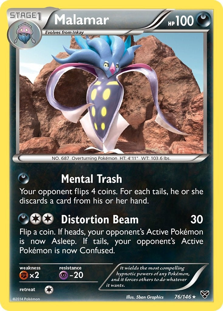 Image for Malamar (76) (76/146) (XY Base Set) (XY) - Pokemon