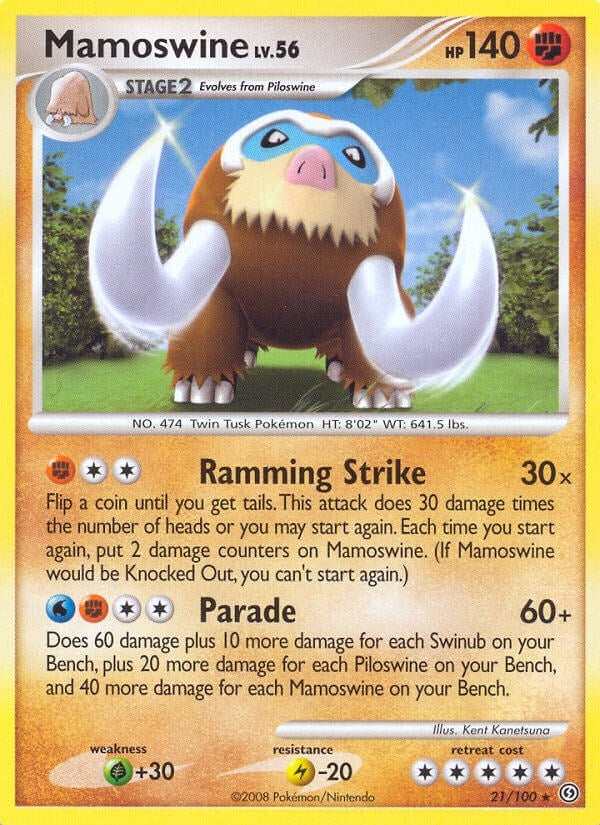 Image for Mamoswine (21/100) (Stormfront) (SF) - Pokemon