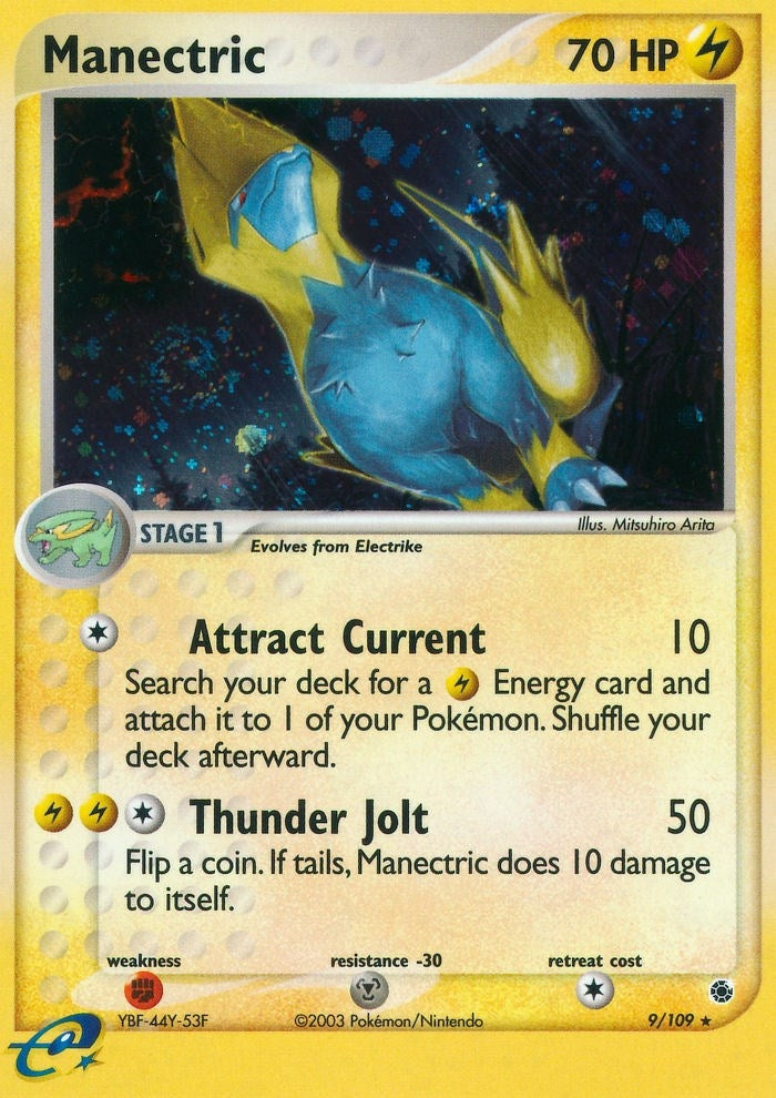 Image for Manectric (9/109) (EX Ruby and Sapphire) (RS) - Pokemon