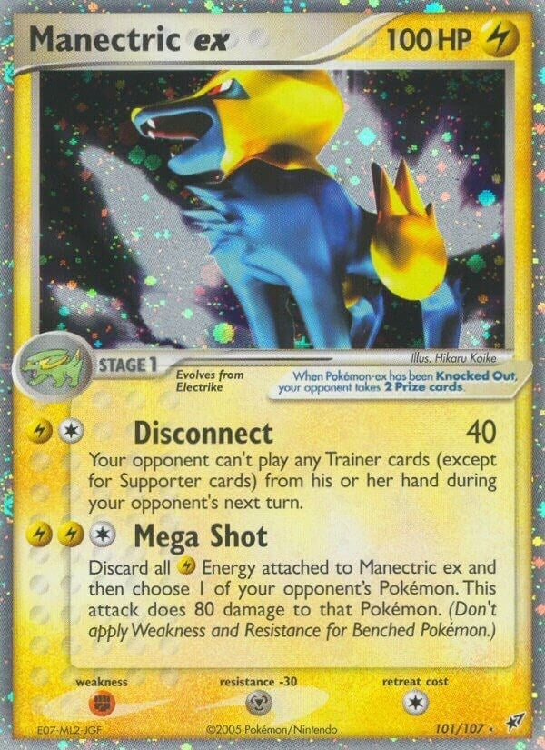 Image for Manectric ex (101/107) (EX Deoxys) (DX) - Pokemon