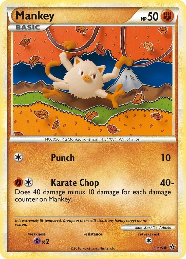 Image for Mankey (53/95) (Unleashed) (UL) - Pokemon