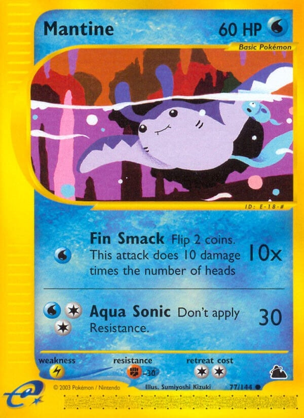 Image for Mantine (077/144) (Skyridge) (SK) - Pokemon