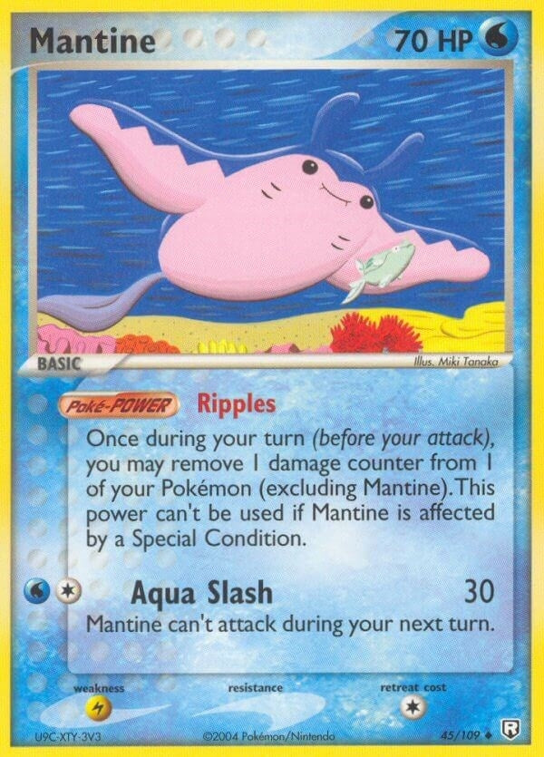 Image for Mantine (45/109) (EX Team Rocket Returns) (RR) - Pokemon