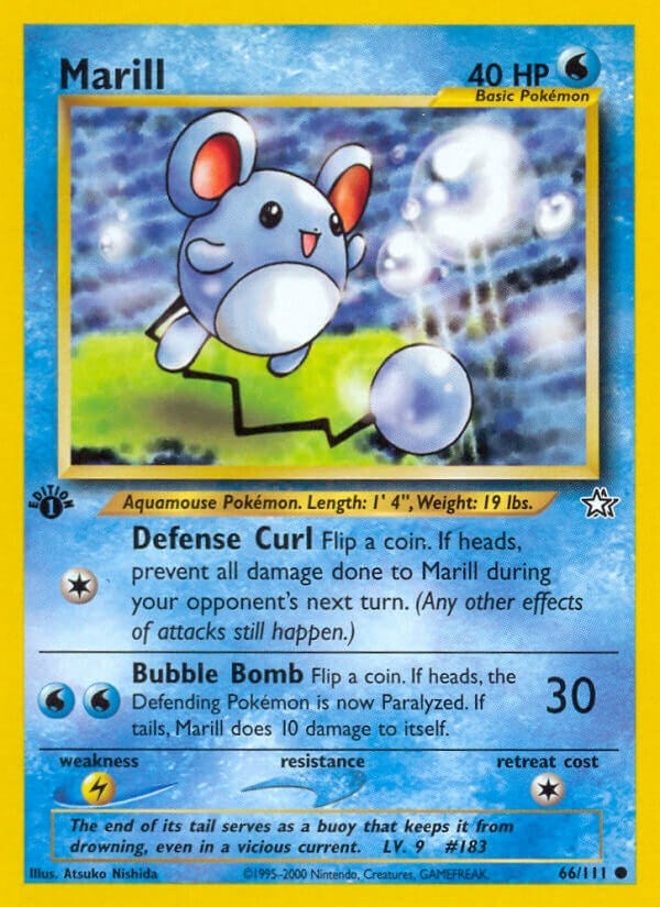 Image for Marill (066/111) (Neo Genesis) (N1) - Pokemon