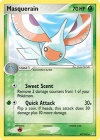 Image for Masquerain (47/110) (EX Holon Phantoms) (HP) - Pokemon