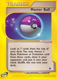 Image for Master Ball (143/165) (Expedition) (EX) - Pokemon