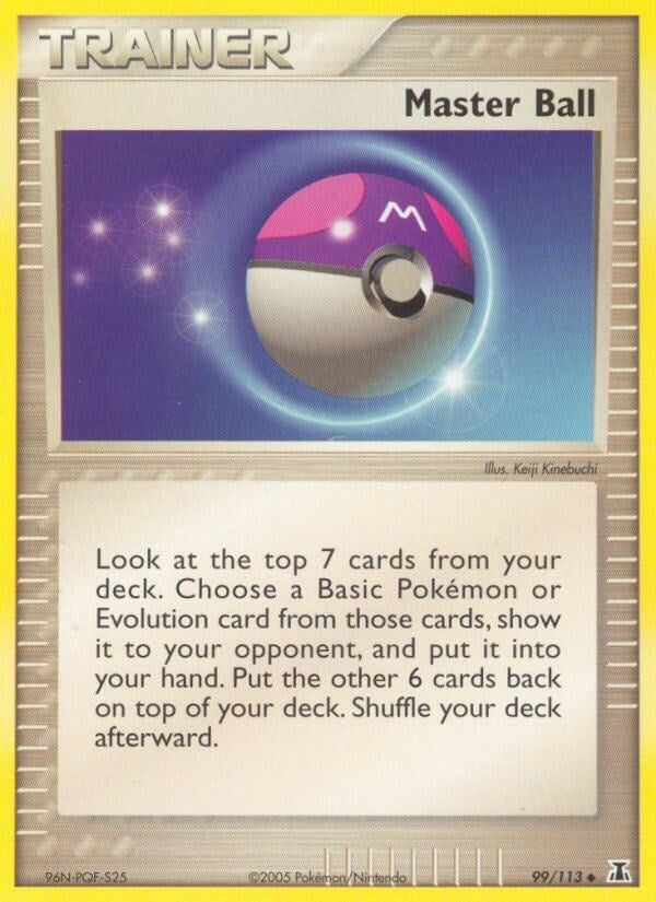 Image for Master Ball (99/113) (EX Delta Species) (DS) - Pokemon