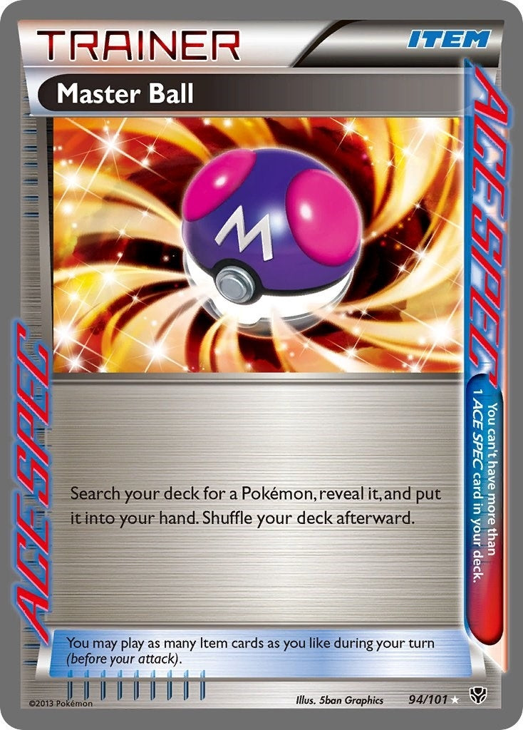 Image for Master Ball (94/101) (Plasma Blast) (PLB) - Pokemon