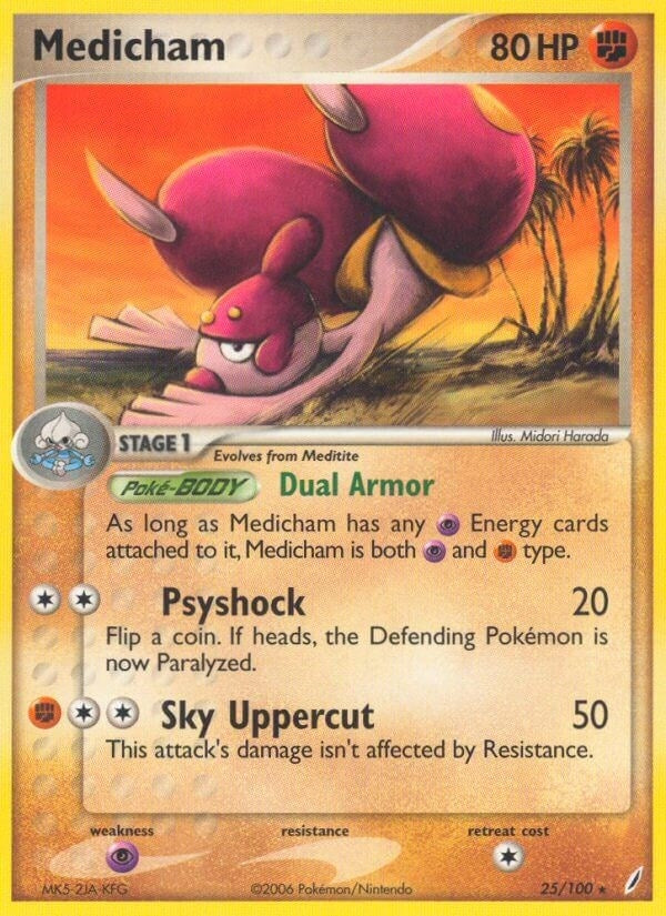 Image for Medicham (25/100) (EX Crystal Guardians) (CG) - Pokemon