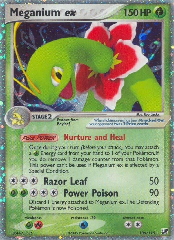 Image for Meganium ex (106/115) (EX Unseen Forces) (UF) - Pokemon
