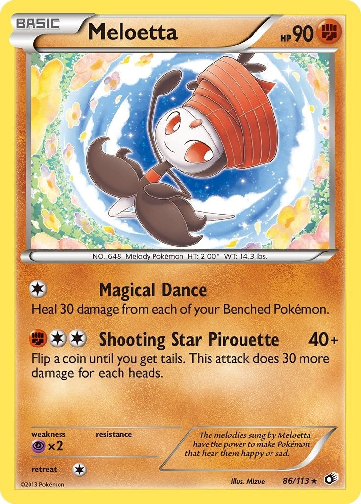 Image for Meloetta (86) (86/113) (Legendary Treasures) (LTR) - Pokemon