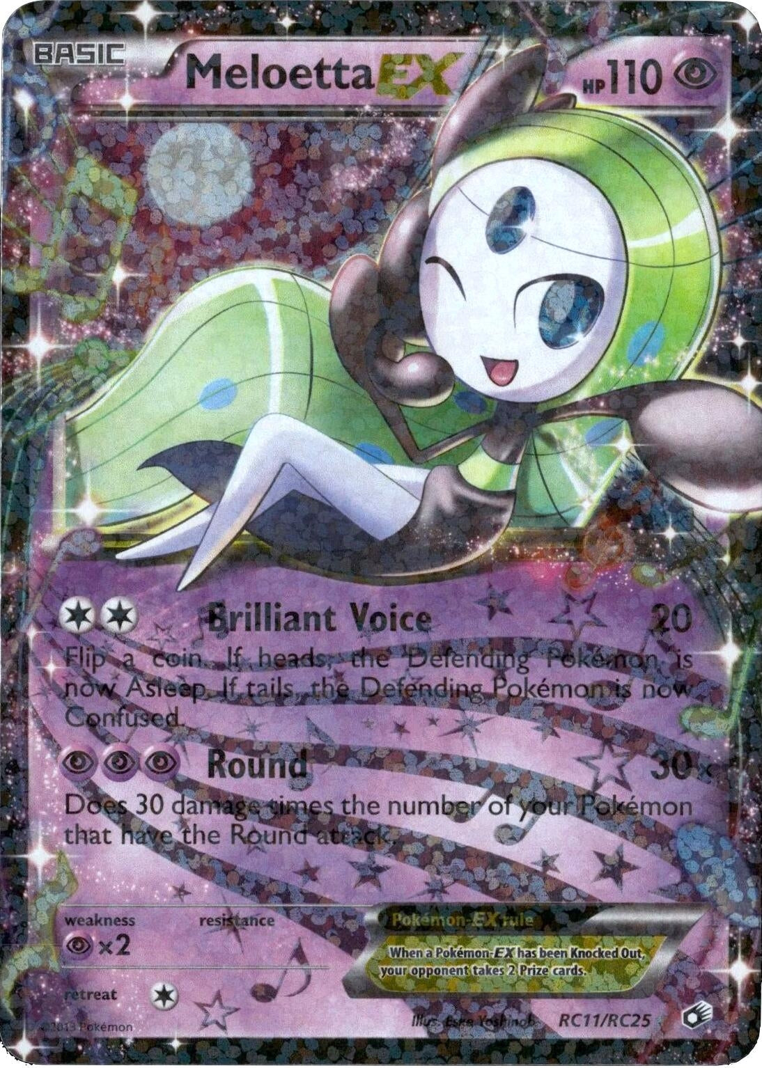 Image for Meloetta EX (RC11/RC25) (Legendary Treasures: Radiant Collection) (LTR) - Pokemon