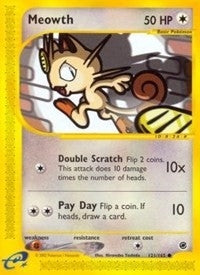 Image for Meowth (121/165) (Expedition) (EX) - Pokemon
