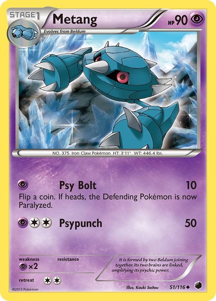 Image for Metang (51/116) (Plasma Freeze) (PLF) - Pokemon
