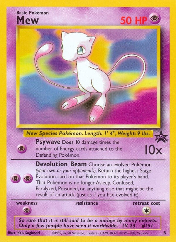 Image for Mew (8) (08/53) (WoTC Promo) (PR) - Pokemon