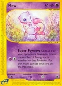Image for Mew (55) (055/165) (Expedition) (EX) - Pokemon