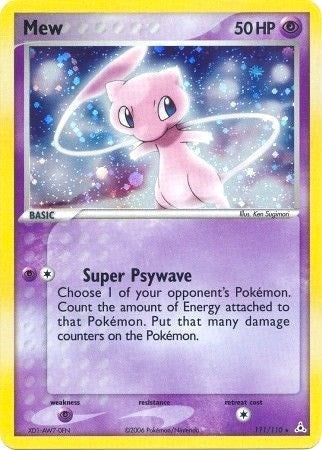 Image for Mew (111/110) (EX Holon Phantoms) (HP) - Pokemon