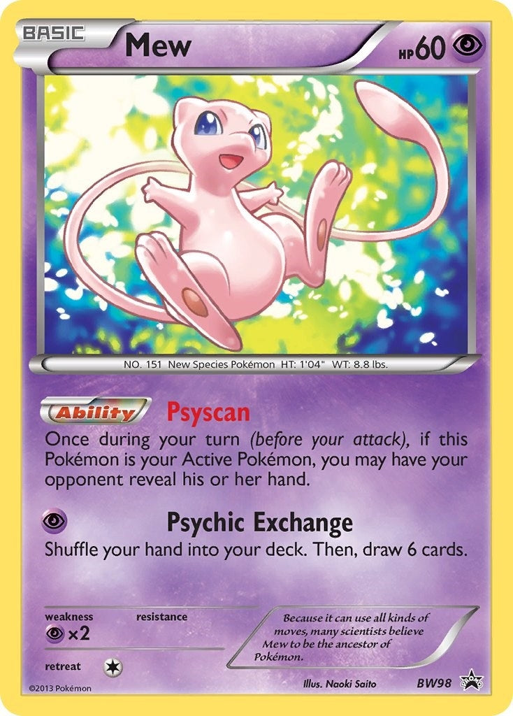 Image for Mew - BW98 (BW98) (Black and White Promos) (PR) - Pokemon