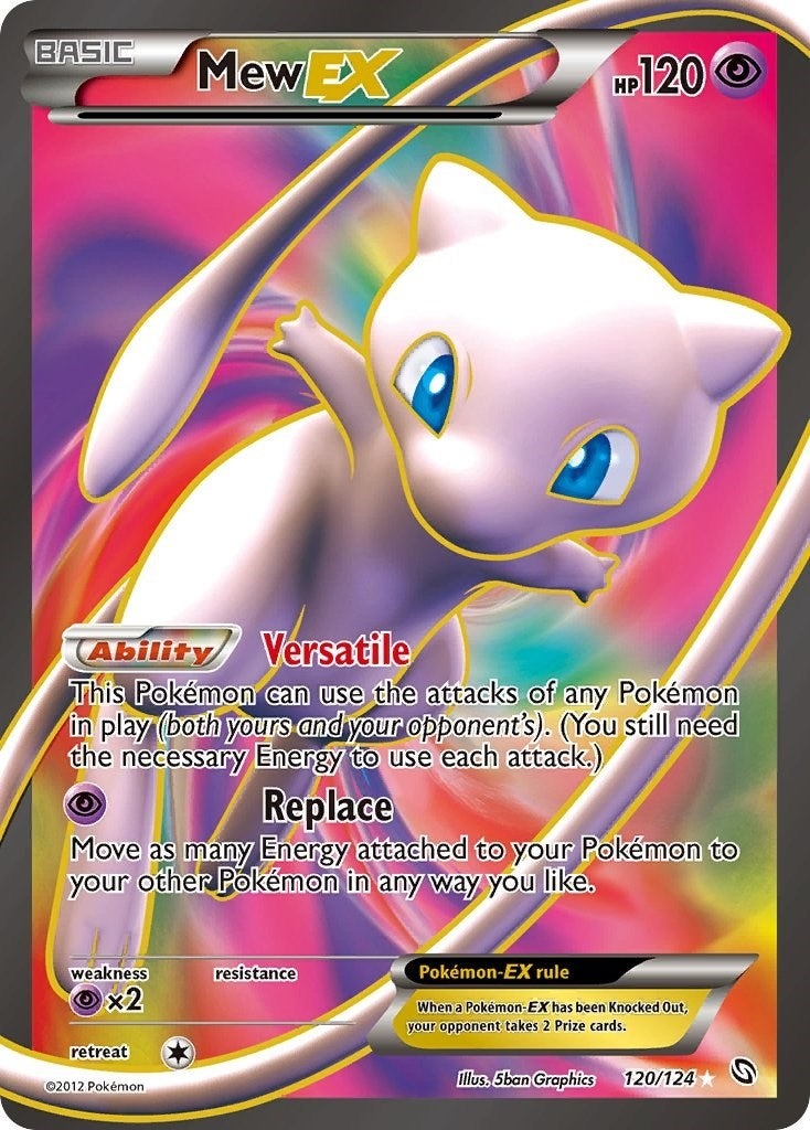 Image for Mew EX (120 Full Art) (120/124) (Dragons Exalted) (DRX) - Pokemon