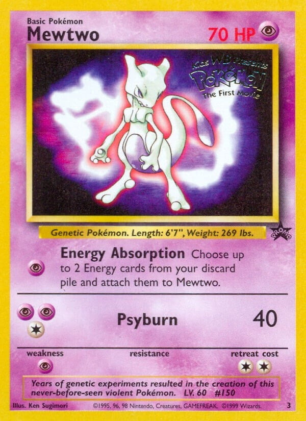Image for Mewtwo (Movie Promo) (03/53) (WoTC Promo) (PR) - Pokemon