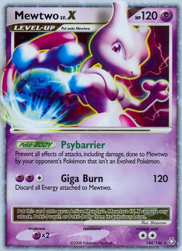 Image for Mewtwo LV.X (144/146) (Legends Awakened) (LA) - Pokemon
