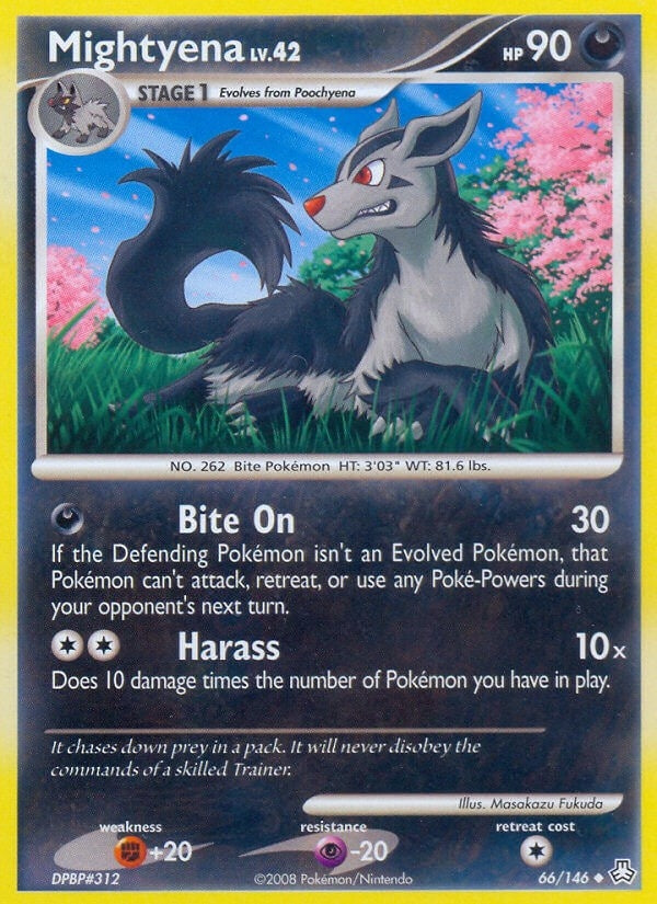 Image for Mightyena (66/146) (Legends Awakened) (LA) - Pokemon