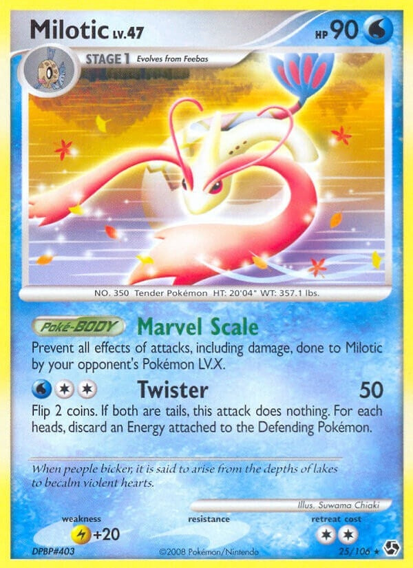 Image for Milotic (25/106) (Great Encounters) (GE) - Pokemon