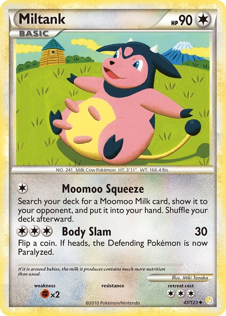 Image for Miltank (47/123) (HeartGold SoulSilver) (HS) - Pokemon
