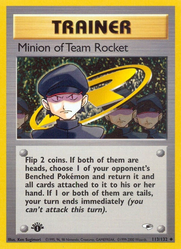 Image for Minion of Team Rocket (113/132) (Gym Heroes) (G1) - Pokemon