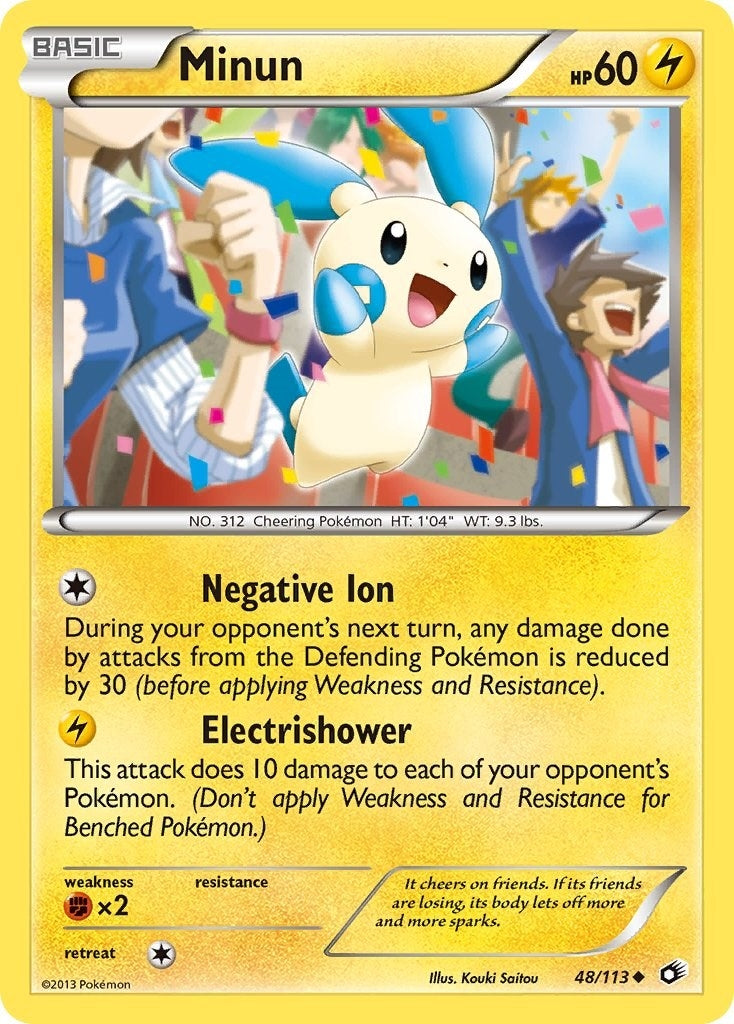 Image for Minun (48/113) (Legendary Treasures) (LTR) - Pokemon