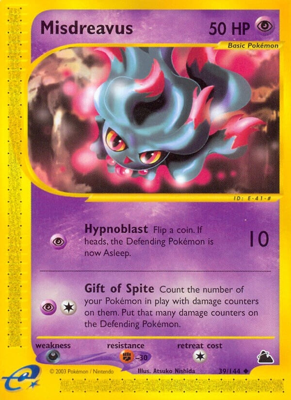 Image for Misdreavus (039/144) (Skyridge) (SK) - Pokemon