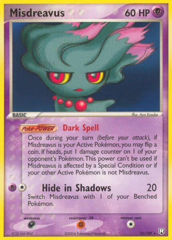 Image for Misdreavus (25/109) (EX Team Rocket Returns) (RR) - Pokemon