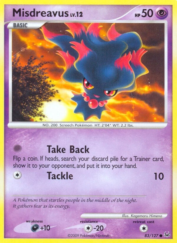 Image for Misdreavus (83/127) (Platinum) (PL) - Pokemon