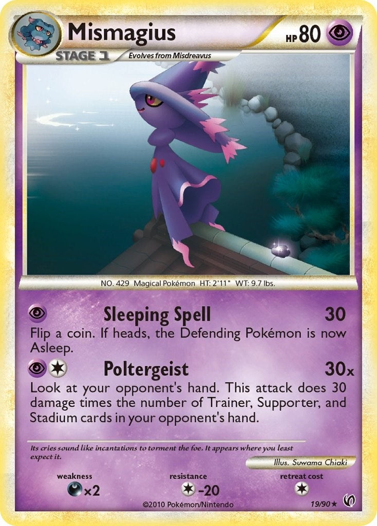 Image for Mismagius (19/90) (Undaunted) (UD) - Pokemon