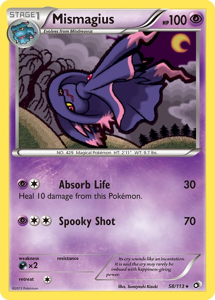 Image for Mismagius (58/113) (Legendary Treasures) (LTR) - Pokemon