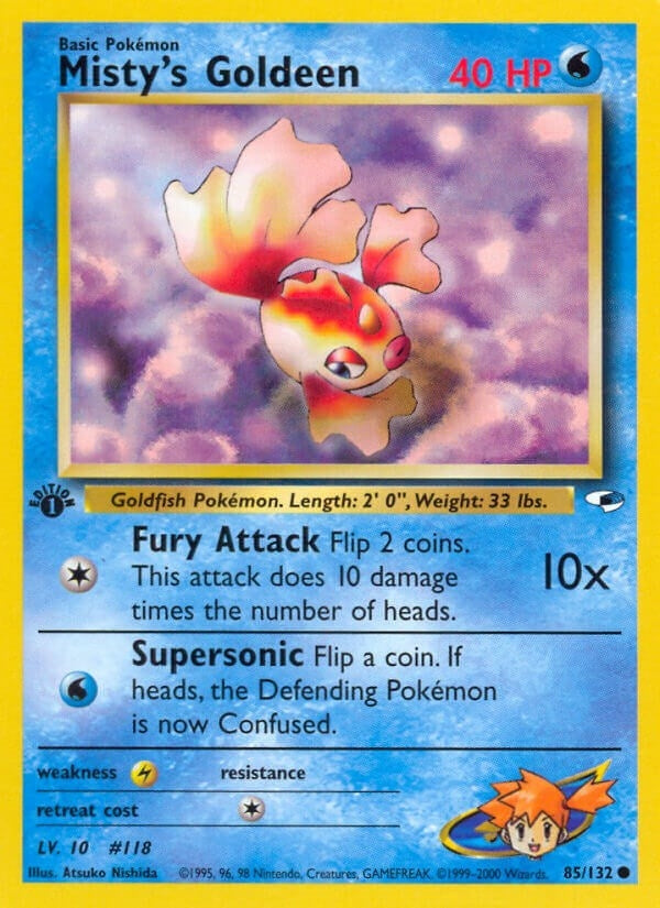 Image for Misty's Goldeen (85) (085/132) (Gym Heroes) (G1) - Pokemon