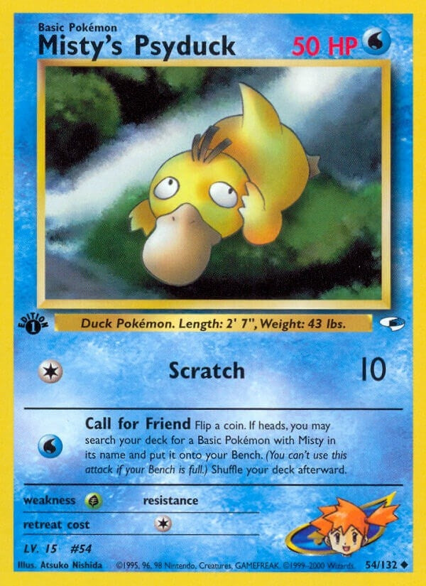 Image for Misty's Psyduck (054/132) (Gym Heroes) (G1) - Pokemon