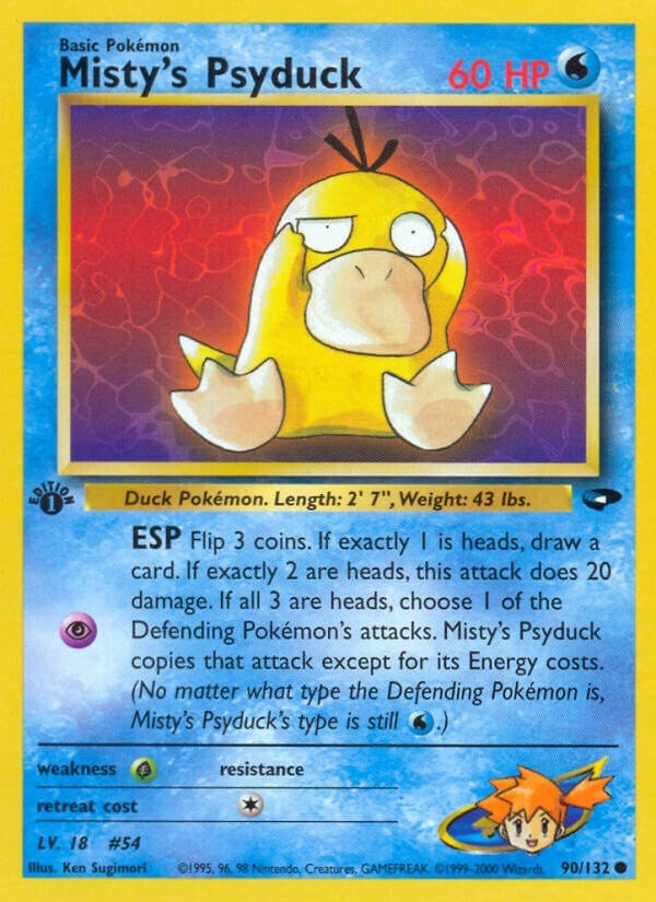 Image for Misty's Psyduck (090/132) (Gym Challenge) (G2) - Pokemon